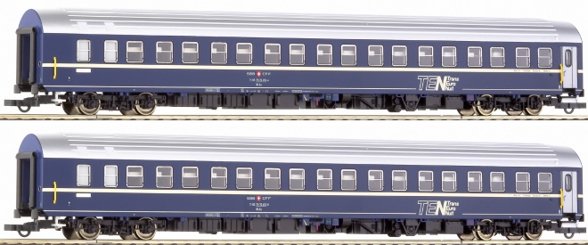 Set of 2 Sleeping cars type T2S<br /><a href='images/pictures/Roco/64027.jpg' target='_blank'>Full size image</a>